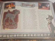 tramp willabee and ward 9x12 patch disney collection sheet w&w display