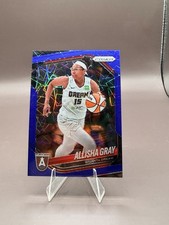 Allisha Gray 2025 Panini Prizm WNBA - Blue Velocity Prizm #16 Atlanta Dream