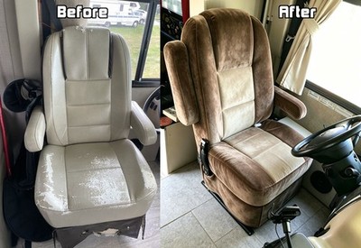 Nice 16 0unce Velour Motorhome, RV Custom Seat Covers Fits Thor A.C.E 2018-2020
