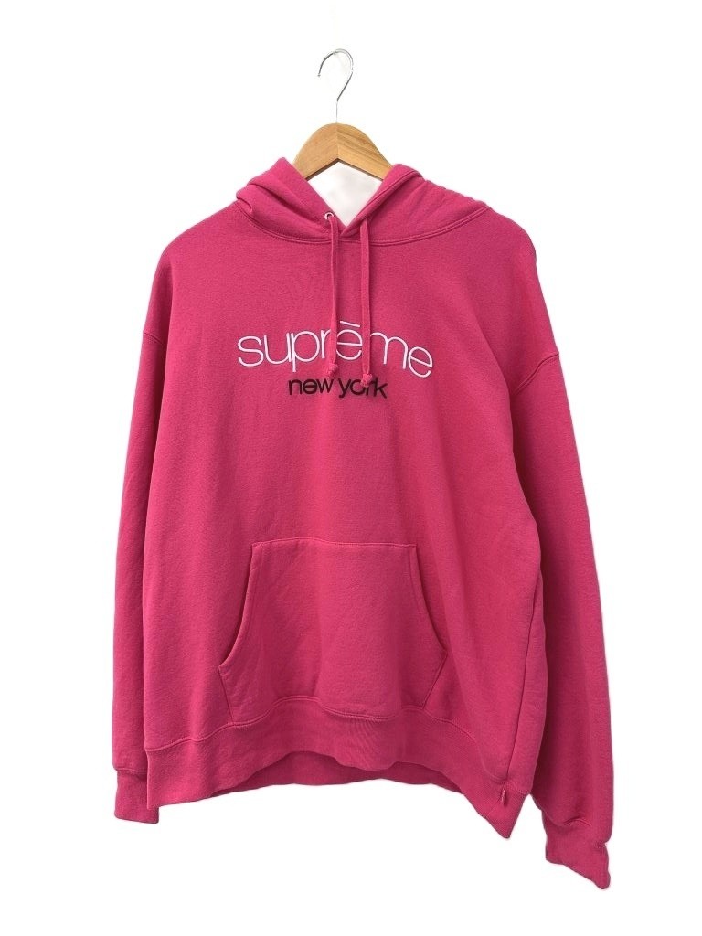 Supreme 26SS Classic Logo Hooded Sweatshirt Classic Logo Hoodie L Pink Vintage B