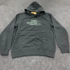 THE NORTH FACE Drew Peak Light Hoodie Men's Size L TNF Black/Green