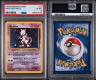 1999 POKEMON GAME 10 MEWTWO-HOLO PSA 6