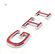 Original VW GTI Schriftzug hinten Heckklappe Emblem Golf 8 5H0853687F JZQ