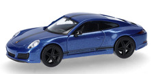 HERPA,PORSCHE 911 991 Carrera 4 S metallic blue, 1/87, HER430418-002