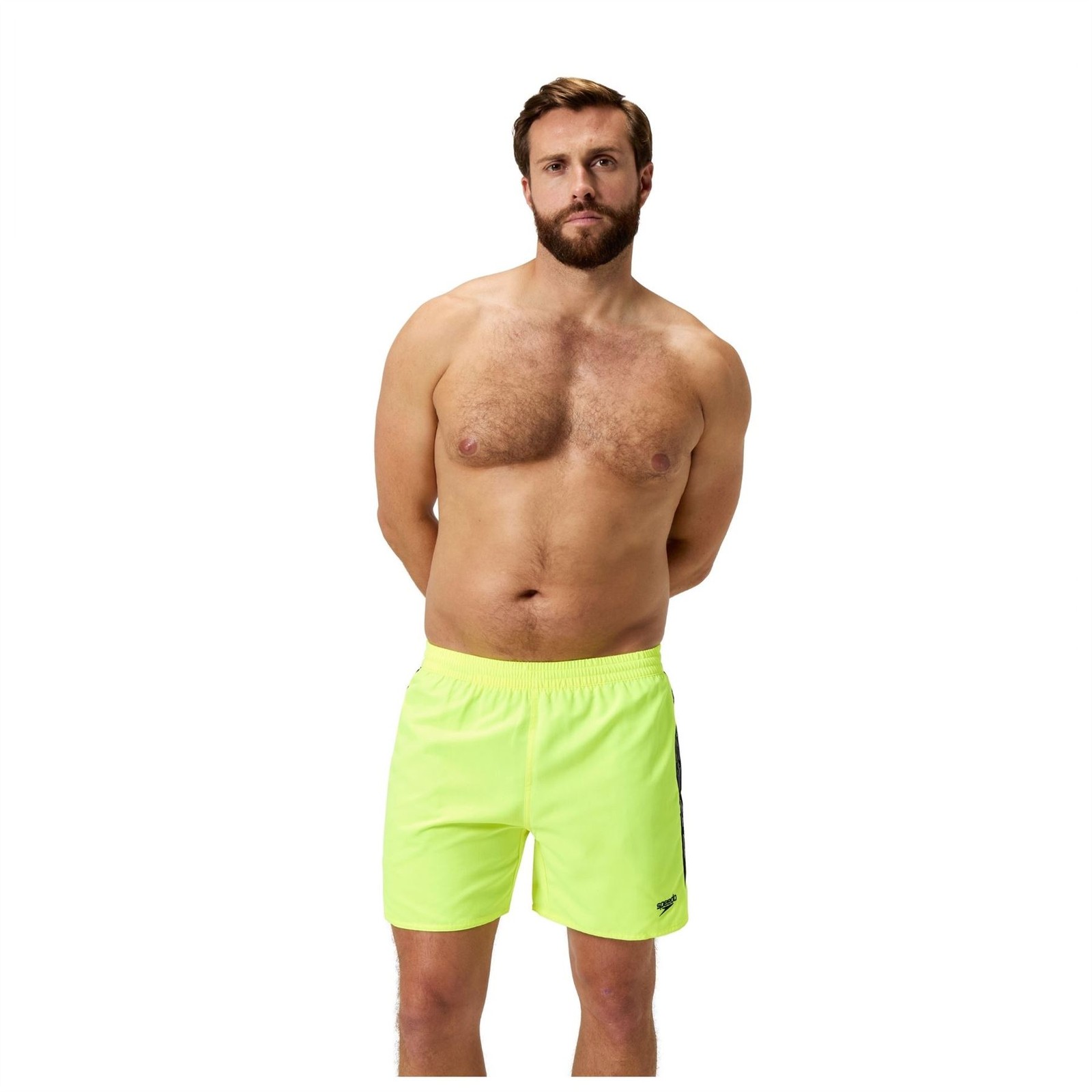 Speedo Men's Yellow Swim Shorts Hyperboom Splice 16" - Image 3