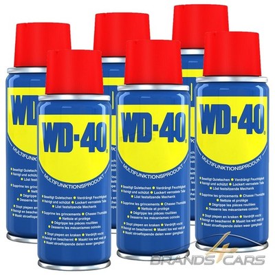 WD-40  6x 100ml MULTIFUNKTIONSPRODUKT CLASSIC MULTIFUNKTIONSÖL VIELZWECKÖL 49001