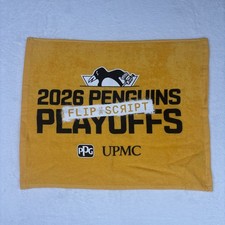 Pittsburgh Penguins 2026 Playoffs Flip The Script  Rally Towel Round 1 Gm 1 4/18