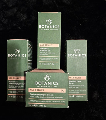 Botanics All Bright Brightening Skin Care Set Vitamin C + Niacinamide 4pc