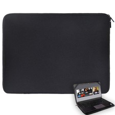 17 17.3 17.4 inch Laptop Sleeve Black Water-Resistant Neoprene Notebook Compu...
