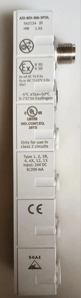 MÓDULO FESTO 542124 ASI-8DI-M8-3POL AS-I 8 PUERTOS ASI8DIM83POL *DISPONIBLE AL DÍA SIGUIENTE* Foto 2 de 2
