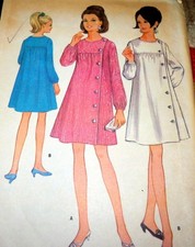 LOVELY VTG 1960s DRESS McCALLS Sewing Pattern 12/32