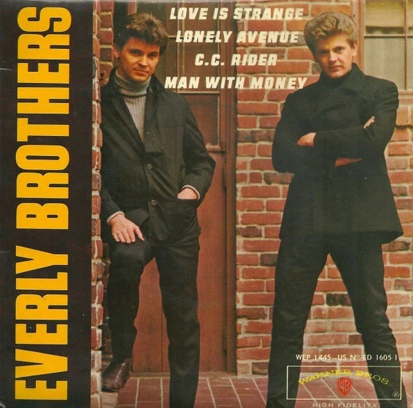 Vogue (Decca) 1965 7" B- Test Pressing Everly Brothers Love Is Strange EP ED1605 - Image 2 of 4