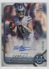 2021-22 Bowman U Chrome Prospect Lava Refractor 70/199 Skylar Thompson Auto 0sf1