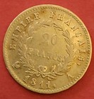 20 FR OR NAPOLÉON I 1811 A PARIS GADOURY 1025 ÉTAT VOIR LA PHOTO ET DESCRIPTIF