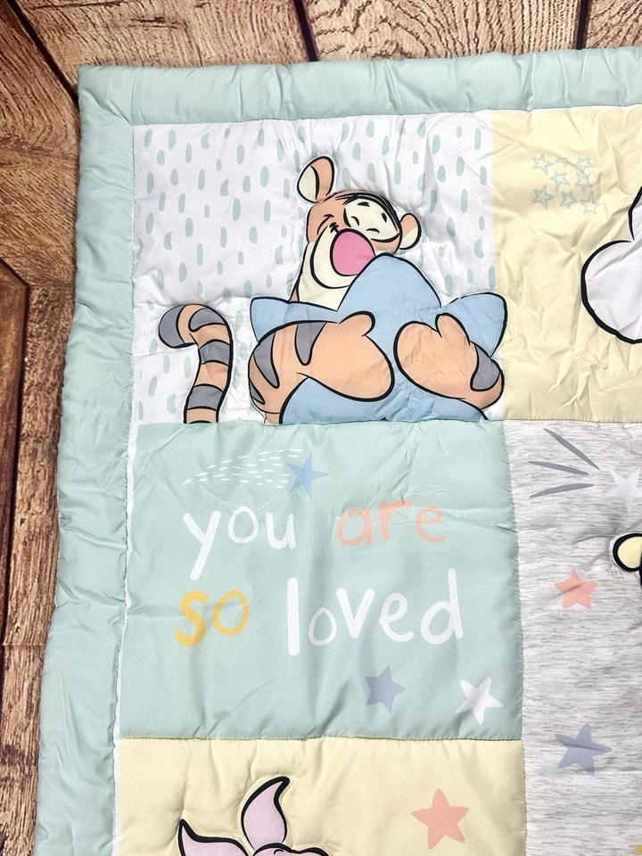 Corderos e Hiedra Disney Bebé Winnie The Pooh Abrazos Bebé Cuna COLCHA Manta Lechón Foto 2 de 4