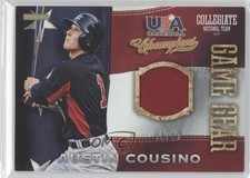 2013 USA Baseball Champions Game Gear Jerseys Prime 13/99 Austin Cousino #29 0c6