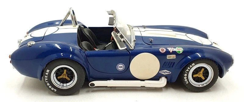 Kyosho 1/18 Scale Diecast DC9525C - Shelby Cobra 427 S/C - Blue/White - Image 4 of 4