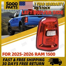 Left Side Halogen Red Tail Light Assembly Lamp For 2025-2026 Ram 1500 68531049AA