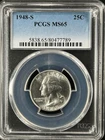 1948-S Washington Quarter — photo from another recent sale