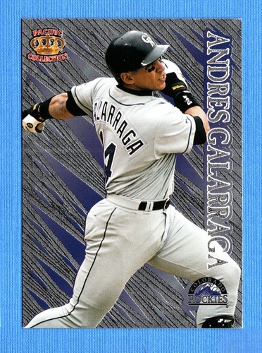 1996 Pacific Prism Andres Galarraga #P21 card