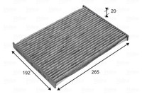 Innenraumfilter Pollenfilter FÜR Nissan Qashqai I (J10, NJ10) - Valeo 715732