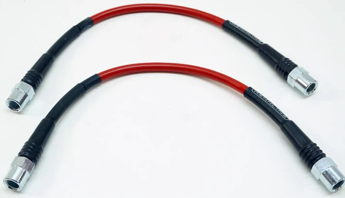 Líneas de freno traseras Rennline de acero inoxidable DOT Porsche 924 944 968 Foto 3 de 3