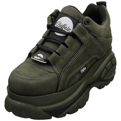 Buffalo Damen Stiefel 1339-14 Khaki Black Plateaustiefel - 39 EU