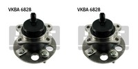 SKF 2X Radnabe Radlagersatz Hinten FüR Toyota Yaris IQ Daihatsu Charade P9
