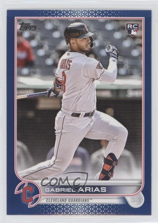 2022 Topps Update Royal Blue Gabriel Arias #US248 Rookie RC 0ly5