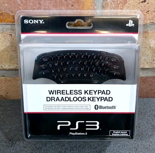 Sony PS3 Wireless Keypad PlayStation Keyboard New Sealed - Picture 5 of 8