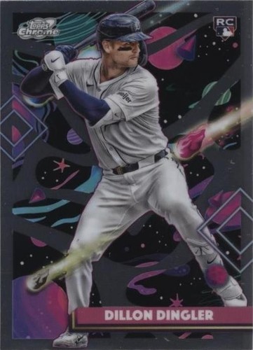 2025 Topps Chrome Dillon Dingler Rookie Auto RC Blue Refractor 