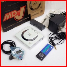 SHARP MD-ST501 MINIDISC HEADPHONE PLAYER Portable MD Player MD-J White DC3.6/5V