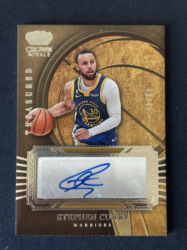2023 Panini Crown Royale Treasured /49 Stephen Curry Auto Warriors 43/49