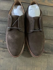 Johnston & Murphy McGuffey Plain Toe Shoes Men’s Size 10 Dark Brown Nubuck