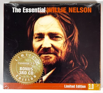 WILLIE NELSON The Essential Willie Nelson Ltd Ed 3.0 3 CDs NEW & SEALED 2009 - Image 1 of 2
