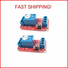 HiLetgo 2pcs 5V One Channel Relay Module Relay Switch with OPTO Isolation High L