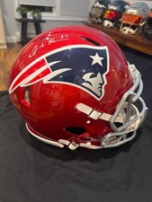 Rodney Harrison Autographed Patriots Full Size Authentic Helmet Beckett COA