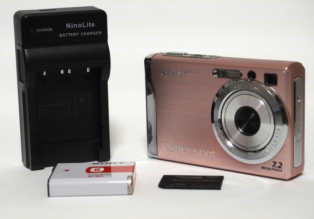 Sony Cyber-shot DSC-W80 7.2MP Digital Camera - Pink for sale