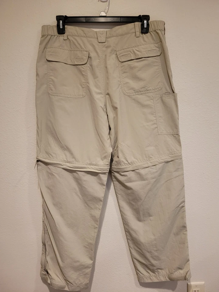 Pantalones cortos de senderismo convertibles de carga White Sierra para hombre L 38/30. 100% Nylon. Foto 3 de 4