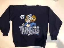 90s UNC NORTH CAROLINA TAR HEELS SALEM SPORTSWEAR SWEATSHIRT L Large Vintage