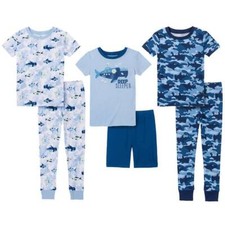 Kids Headquarters Boys Kids' 6-piece Cotton PJ Set, Deep Sleeper 3T NWT
