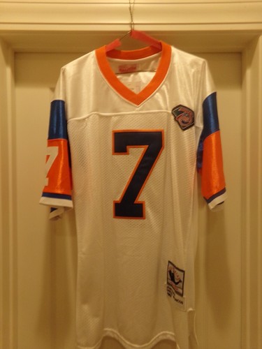 NWT Denver Broncos "JOHN ELWAY" #7 White NFL 75 YR Jersey Adult Size (50/L) $300 - Picture 2 of 17
