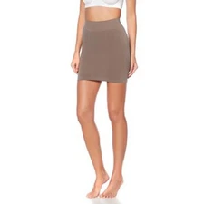 Nearly Nude Mocha Shaping Shapewear Half Slip Shaper NEW