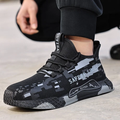Leicht Sicherheitsschuhe Herren Stahlkappe Arbeitsschuhe Baustelle Schutzschuhe - Bild 8 von 42