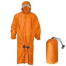 Rain Poncho Travel Waterproof Backpack Raincoat Lightweight Reusable Hooded W...