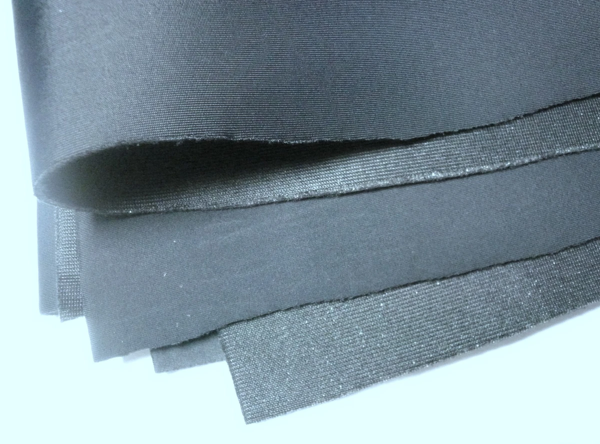 Bra Making Cut and Sew Foam. Bra Padding Fabric. Black Colour. 3 mm Wide