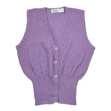 VINTAGE Carol Brent for Montgomery Ward Lilac Sweater Vest