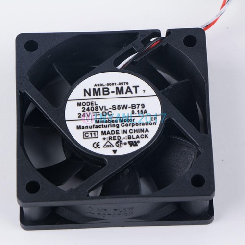 1PC 3Pin DC24V 0.15A Fan 2408VL-S5W-B7960*60*20MM - Afbeelding 3 van 6