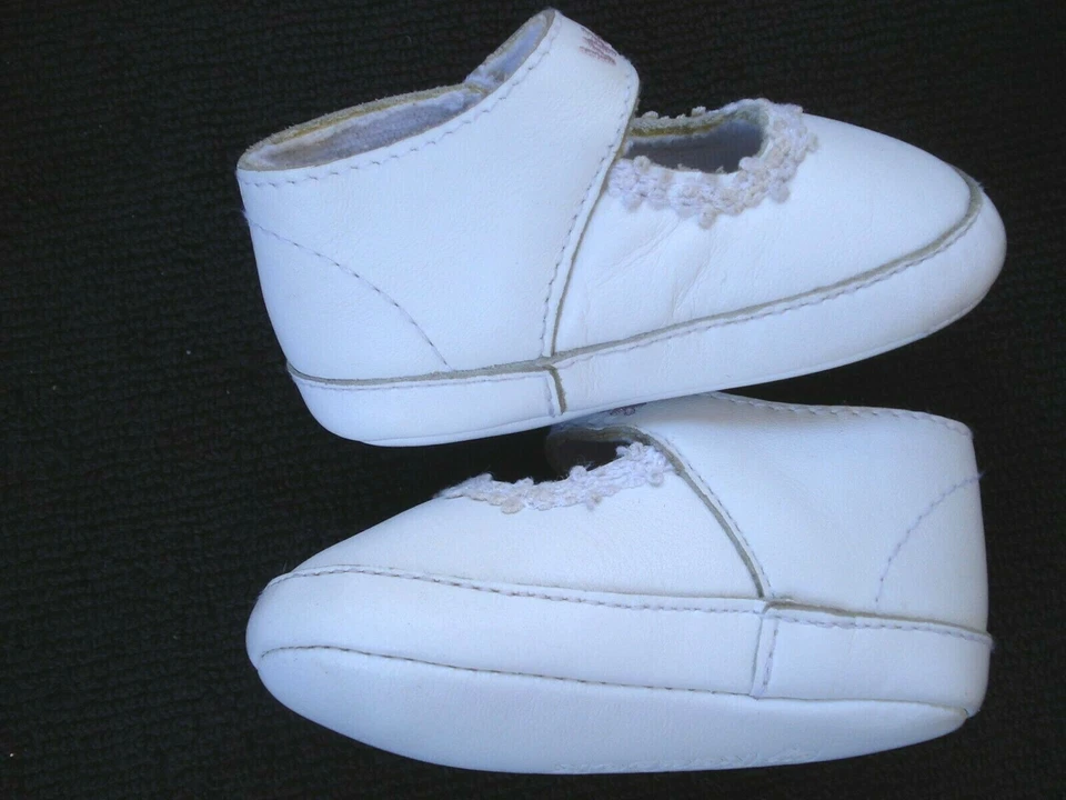 Zapatos Mary Jane Weebok Infantil Niña Cuero Blanco Talla 2 Foto 4 de 4