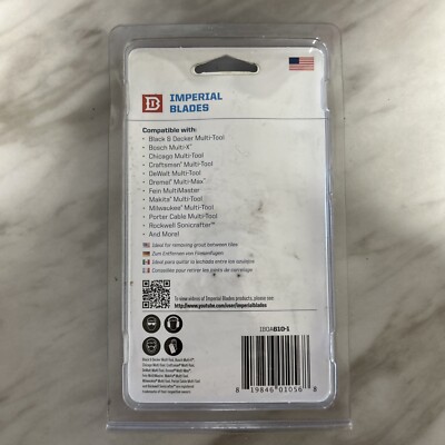Imperial Blades IBOA610-1 Universal Fit 2-1/2-Inch Segment Carbide Blade - 1-Pack, Fits Fein, DeWalt, Milwaukee & More